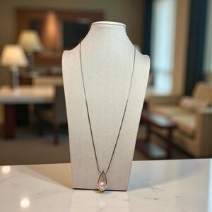 Brighton Teardrop Pearl Necklace – 30” +‎ 3” Extension